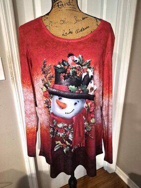 One World Snowman Top